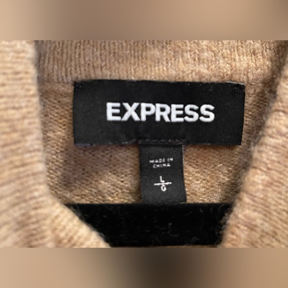 Express Mock Neck Midi Sweater Dress - Picture 3 of 4